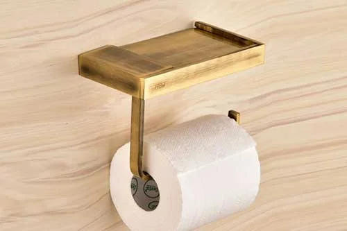 golden toilet  paper stand in jamngar