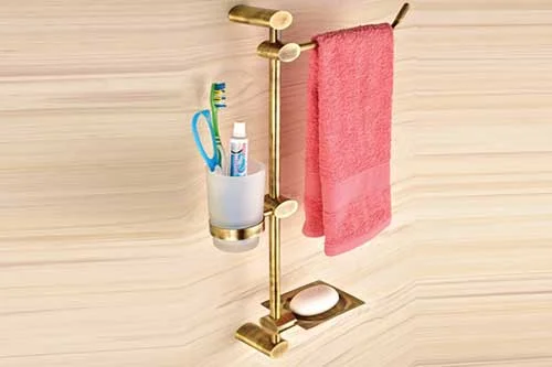 tooth brush holder with soap